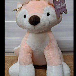 FAO Schwarz Petit Bon Fox Stuffed Animal 9" New